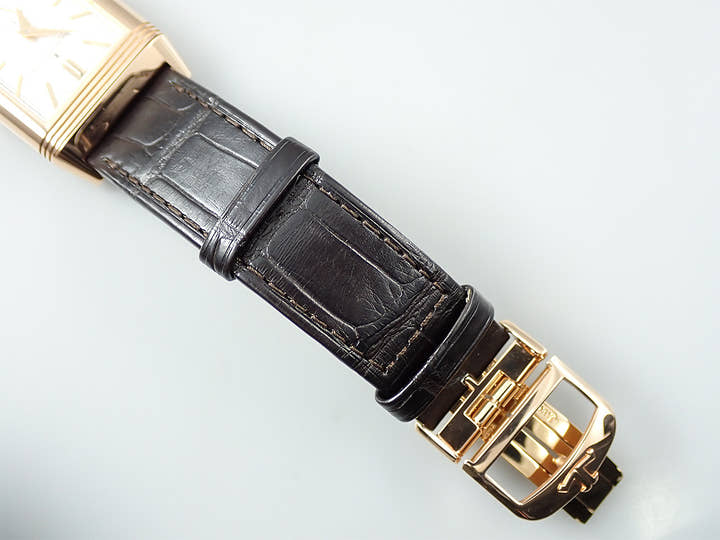 ジャガールクルト レベルソ トリビュート デュオ Ref.Q3902420 シルバー文字盤 美品 SJX640YY