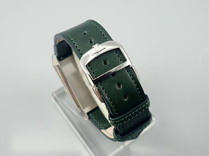 ジャガールクルト レベルソ Ref.Q3978430 グリーン文字盤 極美品 reverso-17