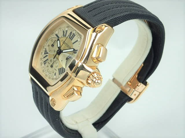 カルティエ ロードスター Ref.2619 シャンパン文字盤 中古 road-star-3