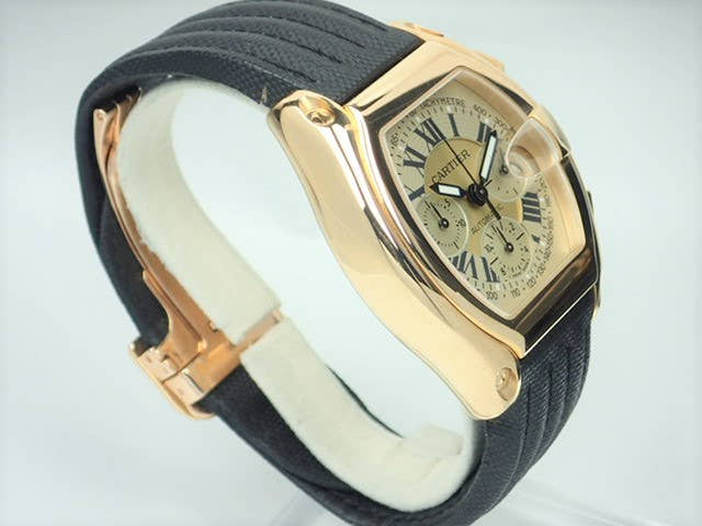 カルティエ ロードスター Ref.2619 シャンパン文字盤 中古 road-star-3