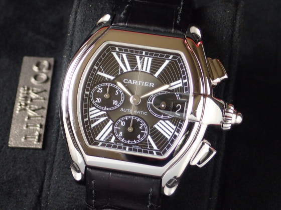 Cartier Roadster Ref.W62020X6 Black Dial Used road-star