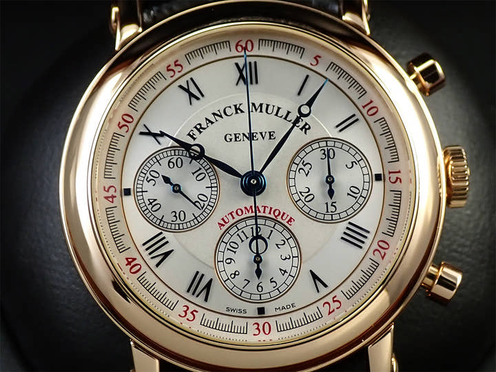 Franck Muller Round Chronograph Automatic Ref.7002CC Silver Dial Used USP8UUYP