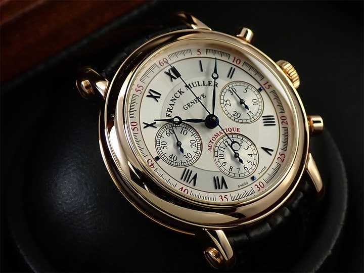 Franck Muller Round Chronograph Automatic Ref.7002CC Silver Dial Used USP8UUYP