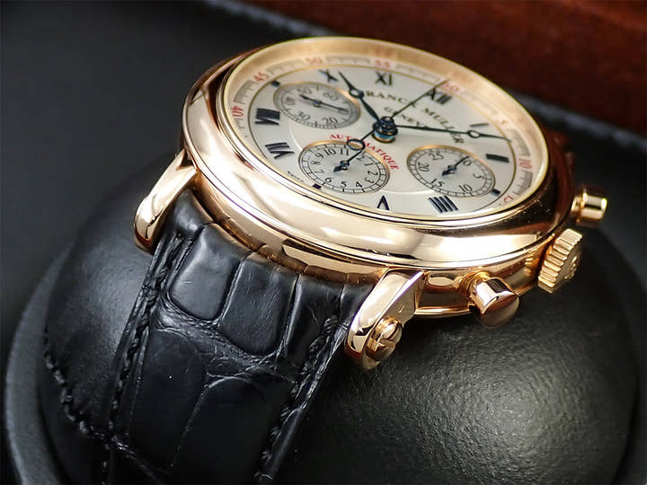 Franck Muller Round Chronograph Automatic Ref.7002CC Silver Dial Used USP8UUYP