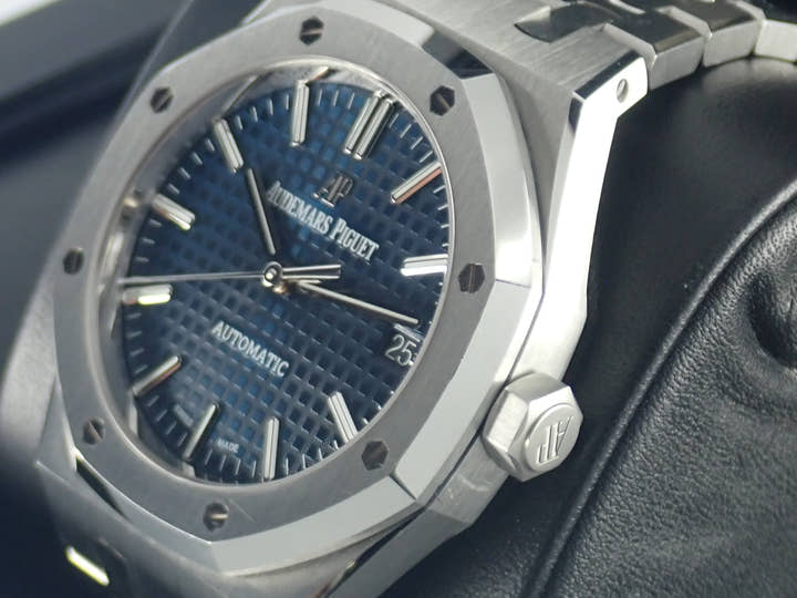 オーデマピゲ ロイヤルオーク Ref.15450ST.OO.1256ST.03 ブルー文字盤 中古 royal-oak-152
