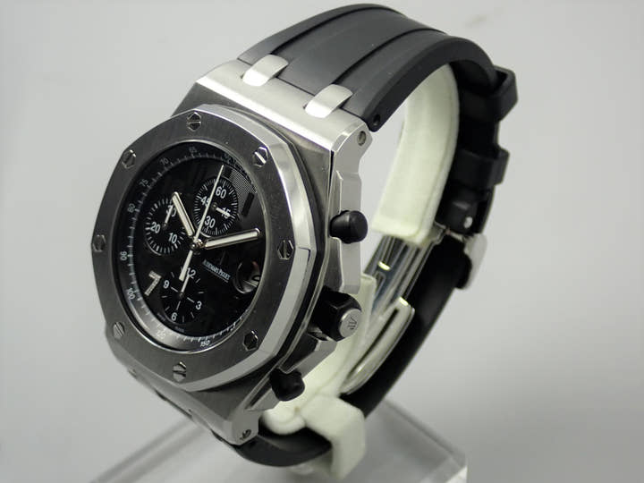 オーデマピゲ ロイヤルオーク オフショア クロノグラフ GINZA7 Ref.26180ST.OO.D101CR.01 ステンレススチール ブラック文字盤