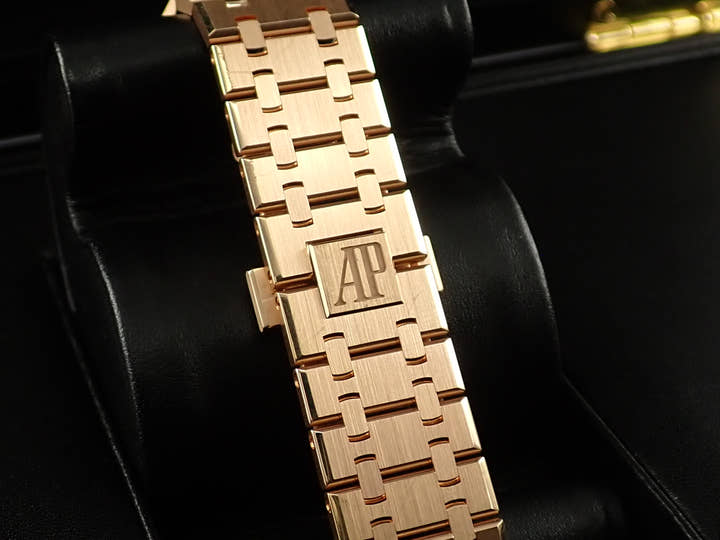 オーデマピゲ ロイヤルオーク トゥールビヨン エクストラ シン Ref.26510OR.OO.1220OR.01 ピンクゴールド ブルー文字盤