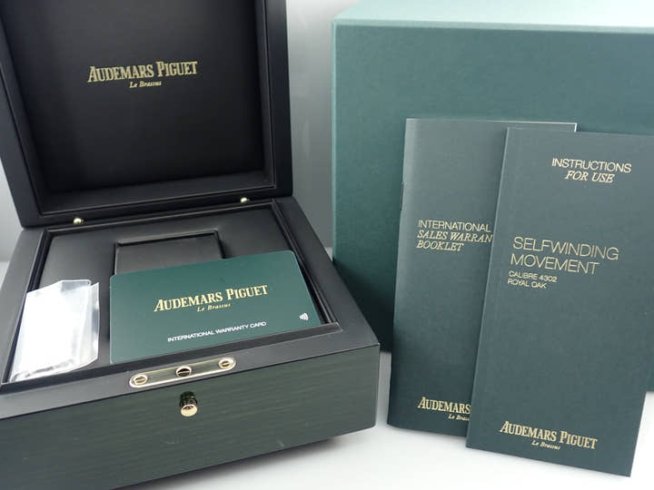 オーデマピゲ ロイヤルオーク Ref.15503BC.OO.1220BC.01 ホワイトゴールド ブルー文字盤