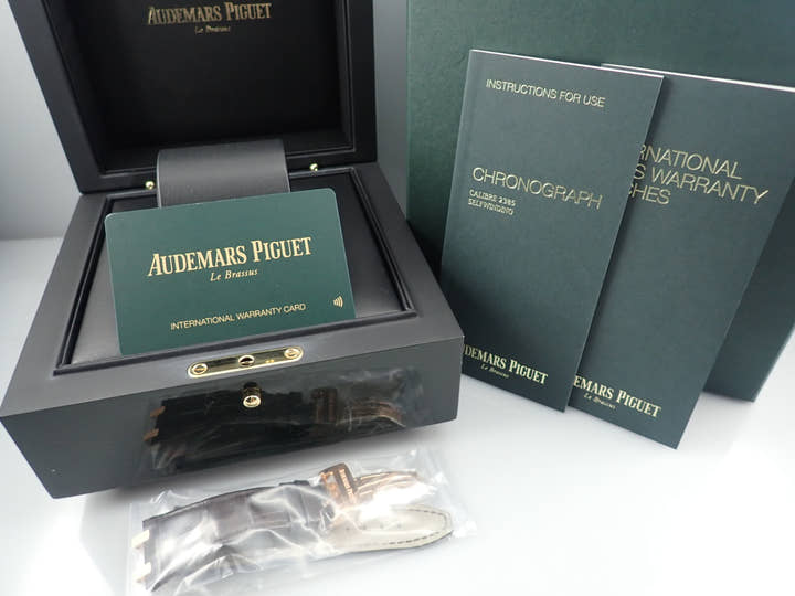 オーデマピゲ ロイヤルオーク クロノグラフ Ref.26331OR.OO.D821CR.01 ピンクゴールド ブラウン文字盤