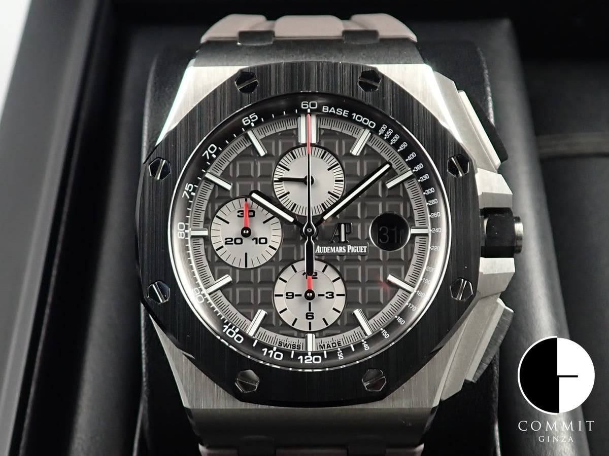オーデマピゲ ロイヤルオーク オフショア クロノグラフ Ref.26400IO.OO.A004CA.01 チタン スレートグレー文字盤