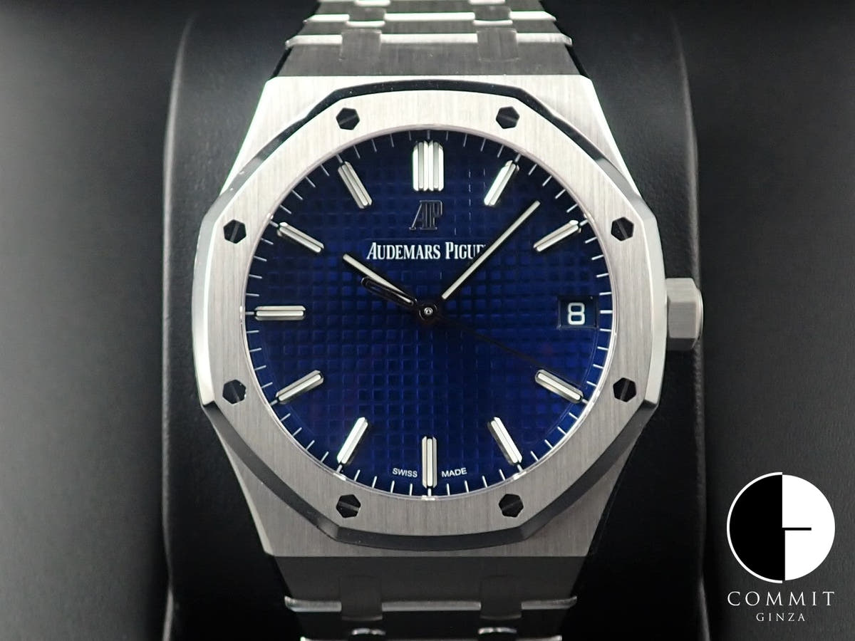 オーデマピゲ ロイヤルオーク Ref.15503BC.OO.1220BC.01 ホワイトゴールド ブルー文字盤