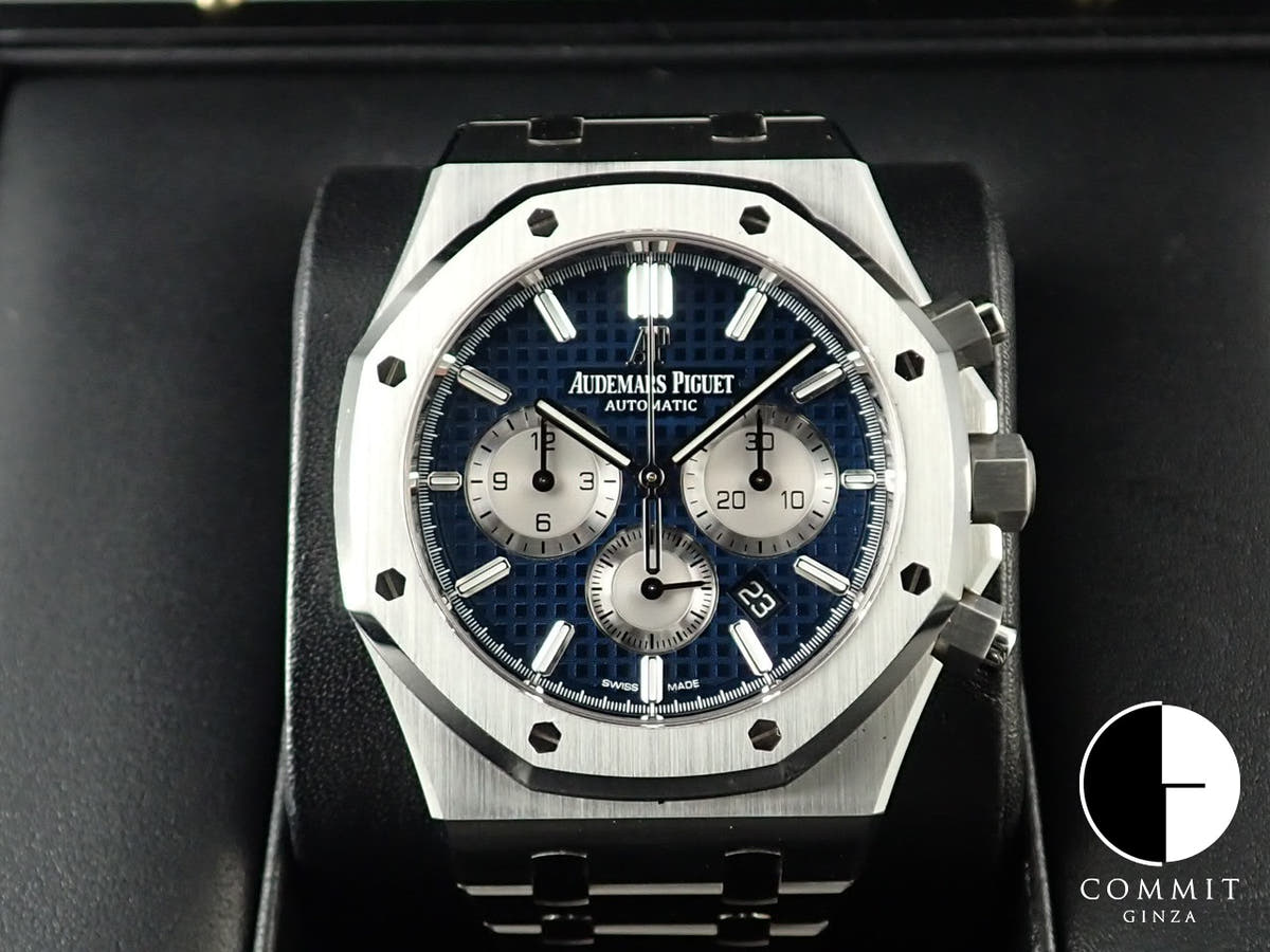 オーデマピゲ ロイヤルオーク クロノグラフ Ref.26331ST.OO.1220ST.01 ステンレススチール ブルー文字盤