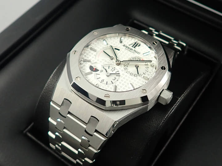 オーデマピゲ ロイヤルオーク デュアルタイム Ref.26120ST.OO.1220ST.01 ステンレススチール シルバー文字盤