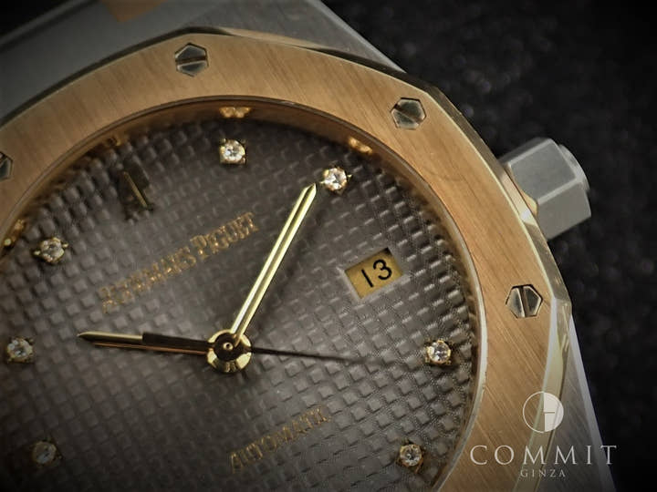 オーデマピゲ ロイヤルオーク Ref.15000SA ステンレススチール/イエローゴールド グレー文字盤