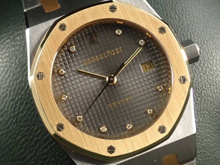 オーデマピゲ ロイヤルオーク Ref.15000SA ステンレススチール/イエローゴールド グレー文字盤