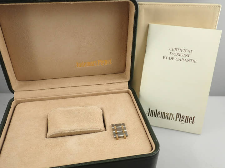 オーデマピゲ ロイヤルオーク デイデイト ムーンフェイズ Ref.5594.477 ステンレススチール/イエローゴールド グレー文字盤