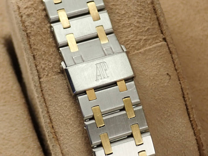 オーデマピゲ ロイヤルオーク デイデイト ムーンフェイズ Ref.5594.477 ステンレススチール/イエローゴールド グレー文字盤