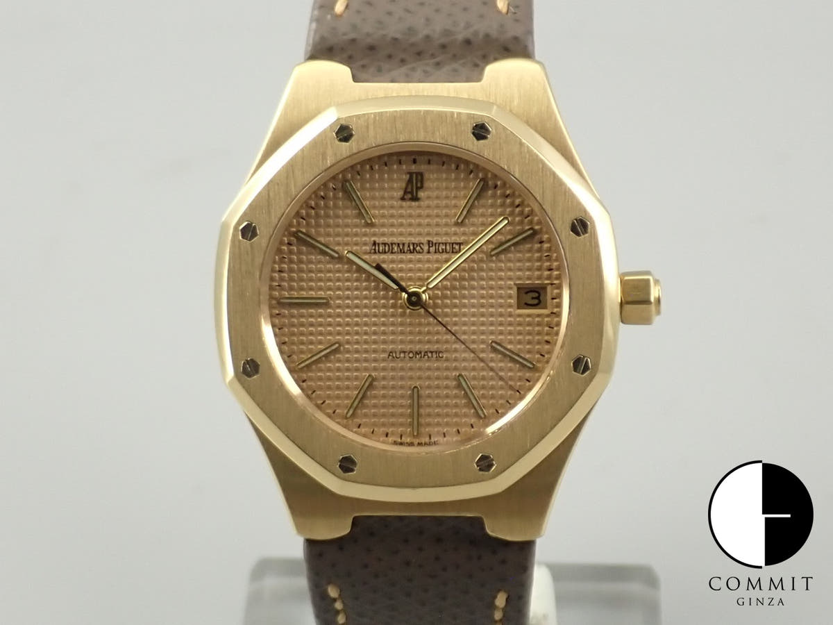 オーデマピゲ ロイヤルオーク Ref.14800BA イエローゴールド サーモン文字盤