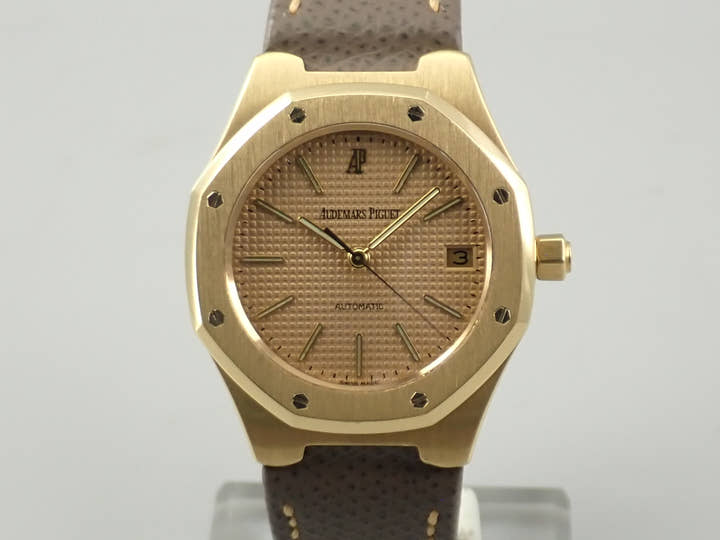 オーデマピゲ ロイヤルオーク Ref.14800BA イエローゴールド サーモン文字盤
