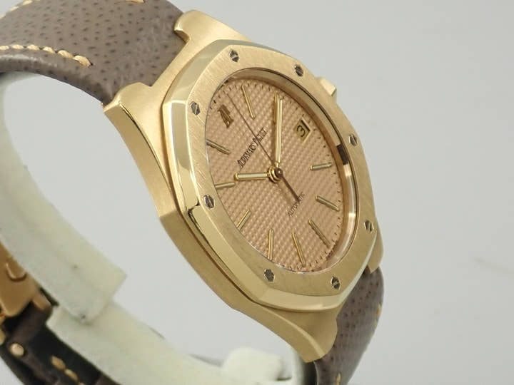 オーデマピゲ ロイヤルオーク Ref.14800BA イエローゴールド サーモン文字盤