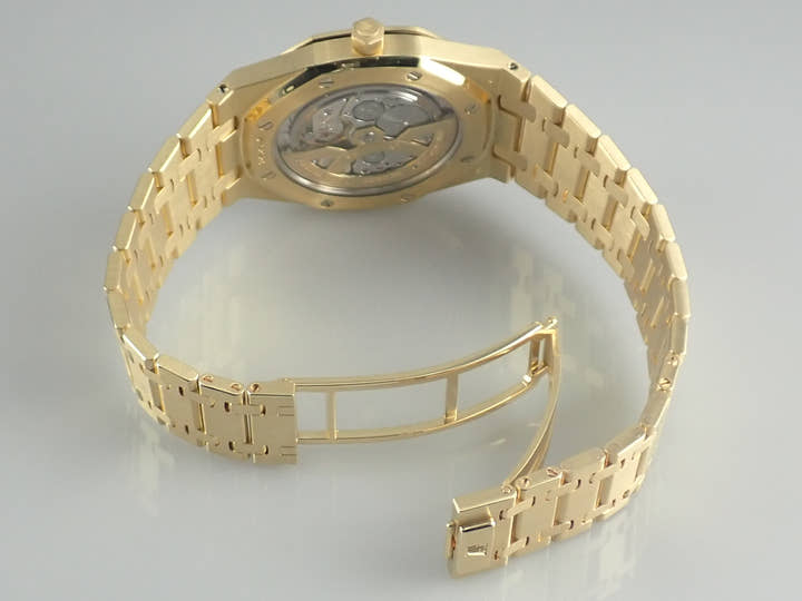 オーデマピゲ ロイヤルオーク ジャンボ ジュビリー Ref.14802BA.OO.0944BA.01 イエローゴールド グレー文字盤