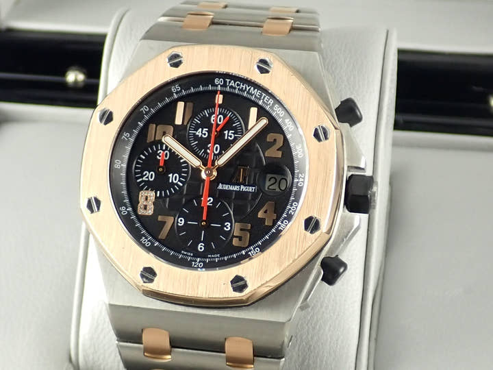 オーデマピゲ ロイヤルオーク オフショア クロノグラフ Ref.26079IR.OO.1000IR.01 チタン/ピンクゴールド ブラック文字盤