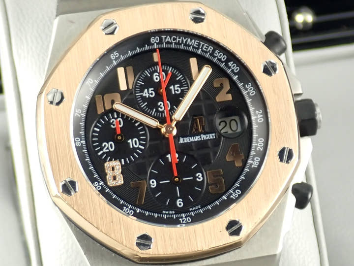 オーデマピゲ ロイヤルオーク オフショア クロノグラフ Ref.26079IR.OO.1000IR.01 チタン/ピンクゴールド ブラック文字盤