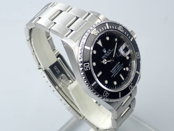 ロレックス サブマリーナー デイト Ref.168000 ステンレススチール ブラック文字盤