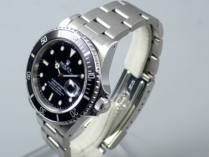 ロレックス サブマリーナー デイト Ref.168000 ステンレススチール ブラック文字盤