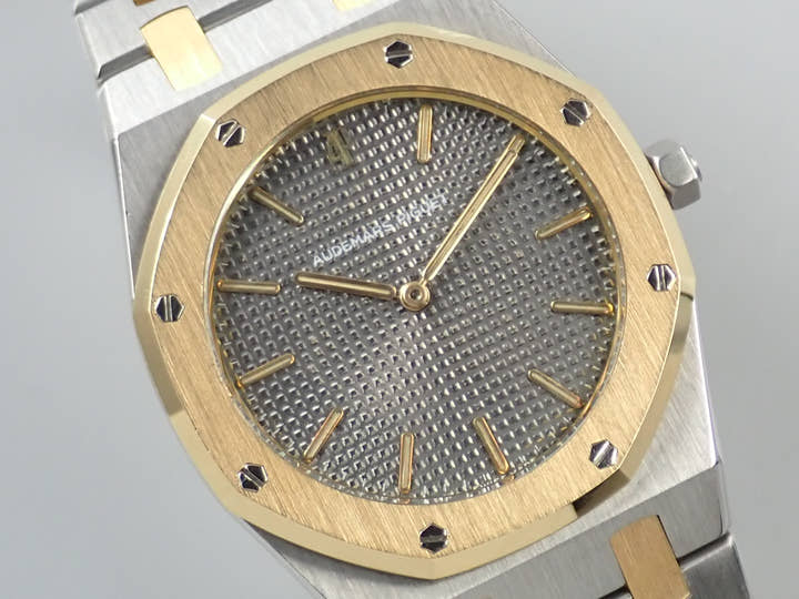 オーデマピゲ ロイヤルオーク Ref.56303SA ステンレススチール/イエローゴールド グレー文字盤