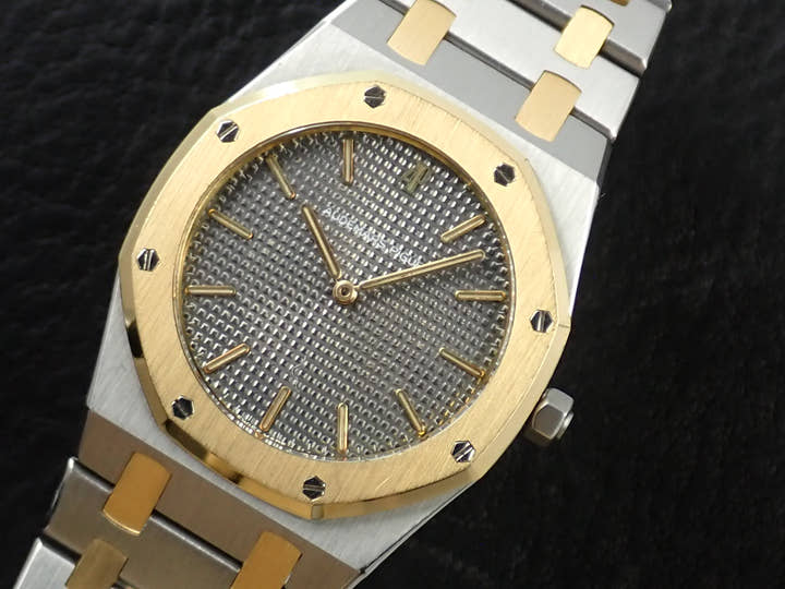 オーデマピゲ ロイヤルオーク Ref.56303SA ステンレススチール/イエローゴールド グレー文字盤