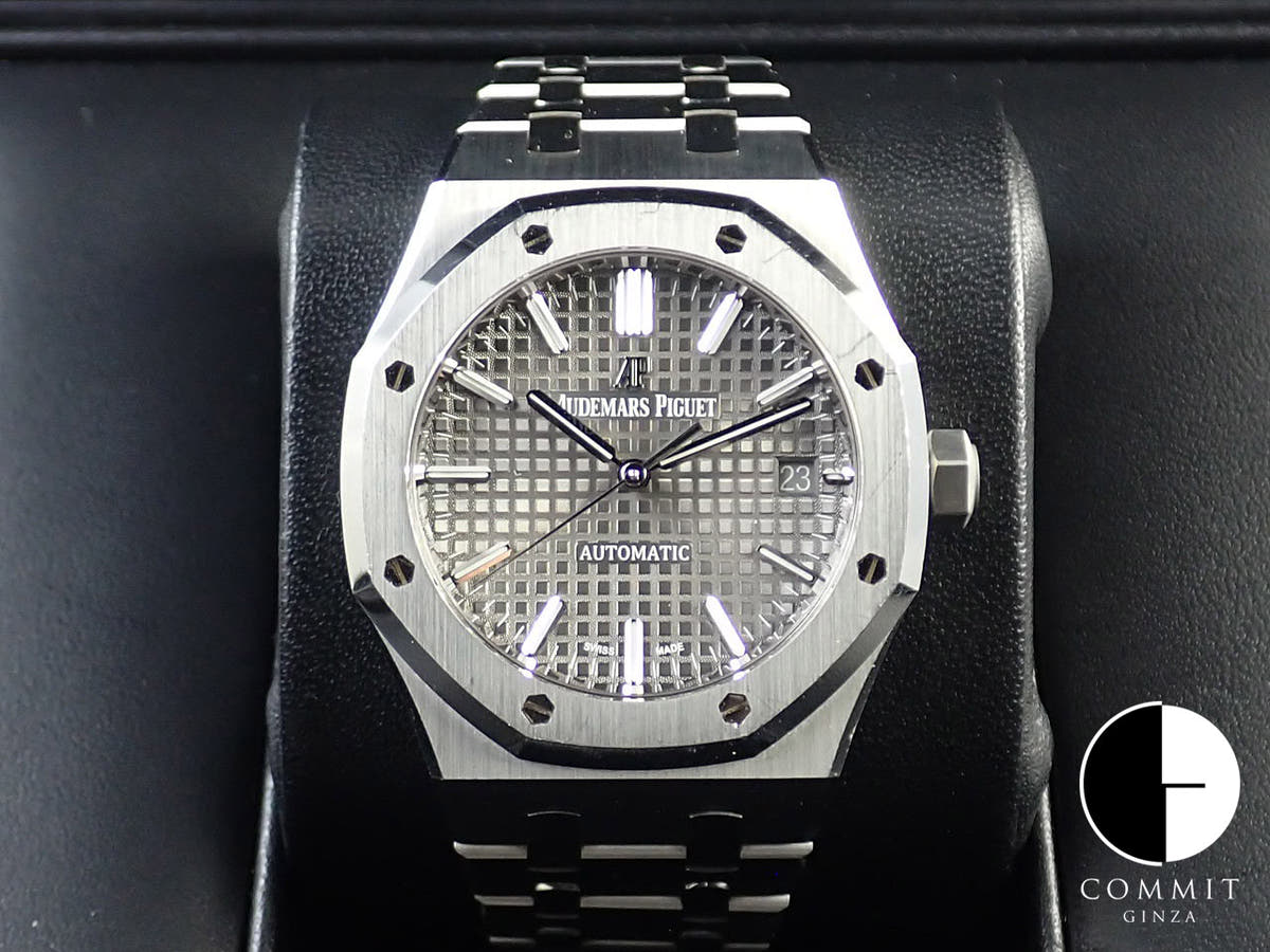 オーデマピゲ ロイヤルオーク Ref.15450ST.OO.1256ST.02 ステンレススチール グレー文字盤