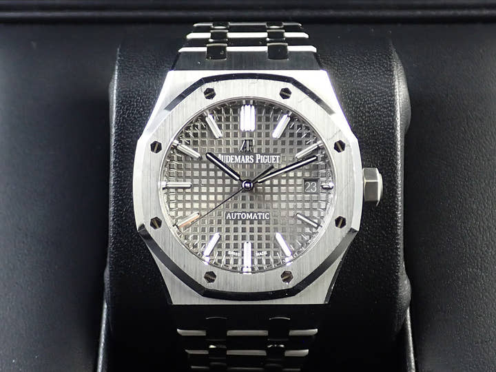 オーデマピゲ ロイヤルオーク Ref.15450ST.OO.1256ST.02 ステンレススチール グレー文字盤