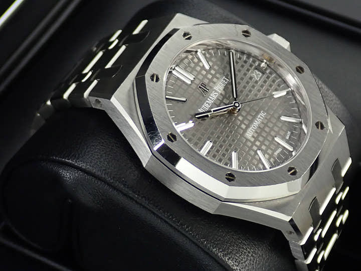 オーデマピゲ ロイヤルオーク Ref.15450ST.OO.1256ST.02 ステンレススチール グレー文字盤