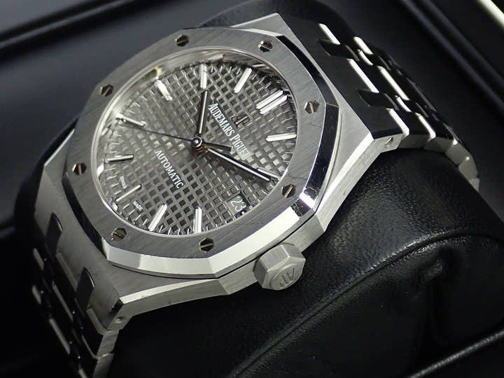 オーデマピゲ ロイヤルオーク Ref.15450ST.OO.1256ST.02 ステンレススチール グレー文字盤