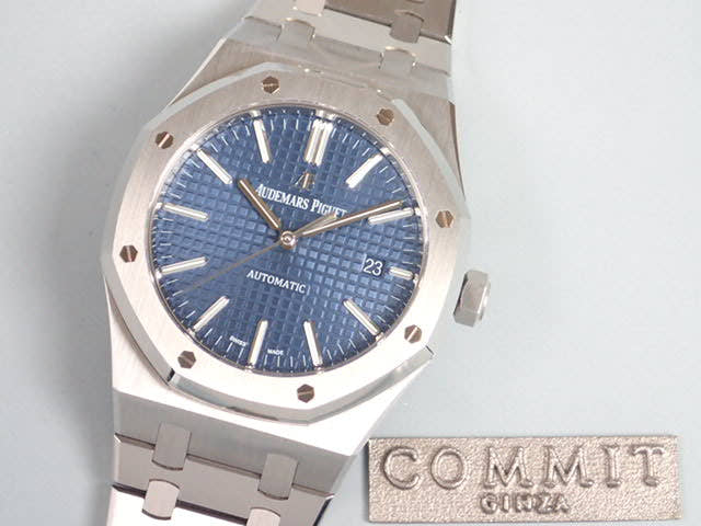 オーデマピゲ ロイヤルオーク Ref.15400ST.OO.1220ST.03 ブルー文字盤 中古 royal-oak-22