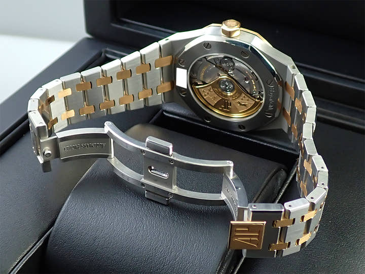 オーデマピゲ ロイヤルオーク Ref.15450SR.OO.1256SR.01 ステンレススチール/ピンクゴールド シルバー文字盤