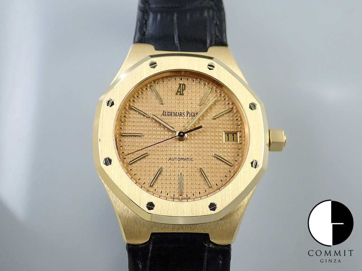 オーデマピゲ ロイヤルオーク Ref.14800BA.OO.D009XX.02 イエローゴールド サーモン文字盤