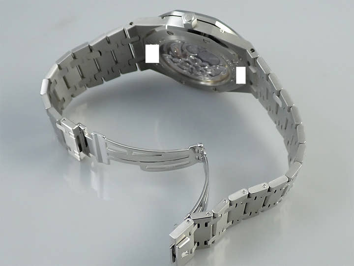 オーデマピゲ ロイヤルオーク パーペチュアルカレンダー Ref.25820ST.OO.0944ST.05 ステンレススチール ブルー文字盤