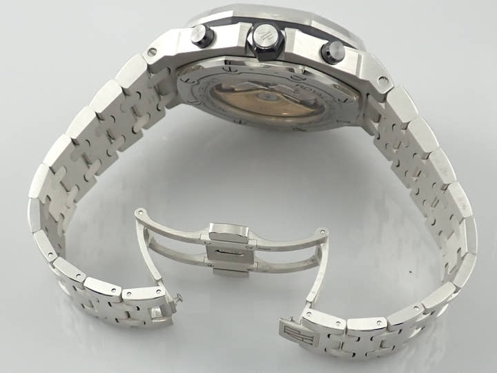 オーデマピゲ ロイヤルオーク オフショア クロノグラフ Ref.26470PT.OO.1000PT.02 プラチナ スモークブルー文字盤