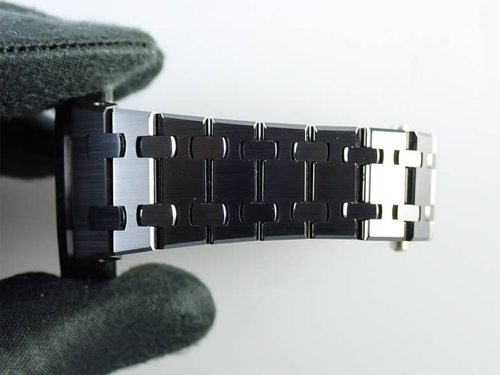 オーデマピゲ ロイヤルオーク Ref.77350CE.OO.1266CE.02.A セラミック レインボータペストリー文字盤