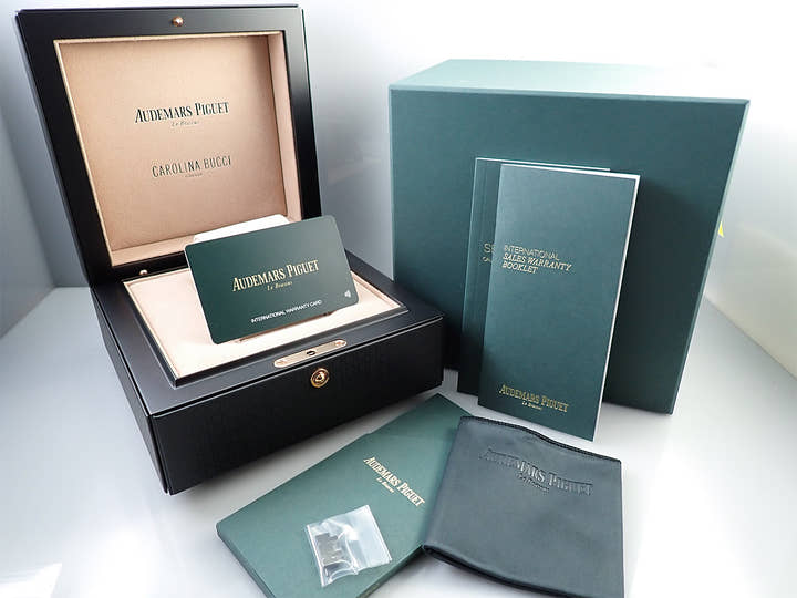 オーデマピゲ ロイヤルオーク Ref.77350CE.OO.1266CE.02.A セラミック レインボータペストリー文字盤