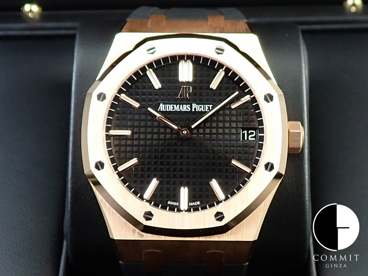 Audemars Piguet Royal Oak Ref. 15500OR.OO.D002CR.01 Pink Gold Black Dial
