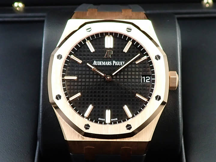 Audemars Piguet Royal Oak Ref. 15500OR.OO.D002CR.01 Pink Gold Black Dial