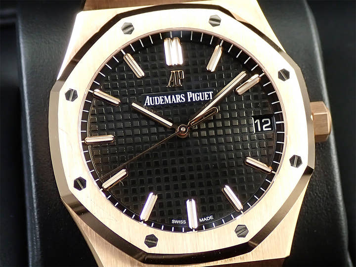 Audemars Piguet Royal Oak Ref. 15500OR.OO.D002CR.01 Pink Gold Black Dial