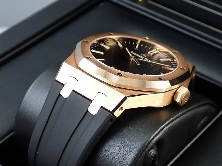 Audemars Piguet Royal Oak Ref. 15500OR.OO.D002CR.01 Pink Gold Black Dial