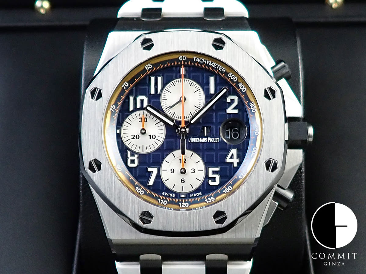 オーデマピゲ ロイヤルオーク オフショア クロノグラフ Ref.26470ST.OO.A027CA.01 ステンレススチール ブルー文字盤