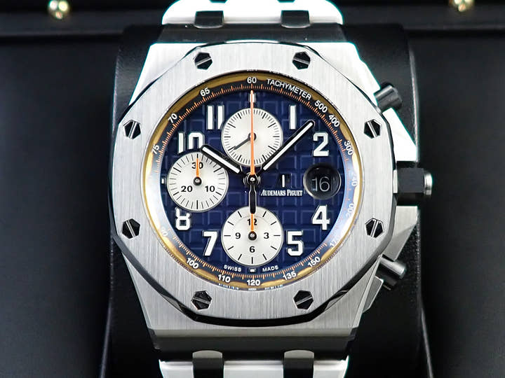 オーデマピゲ ロイヤルオーク オフショア クロノグラフ Ref.26470ST.OO.A027CA.01 ステンレススチール ブルー文字盤