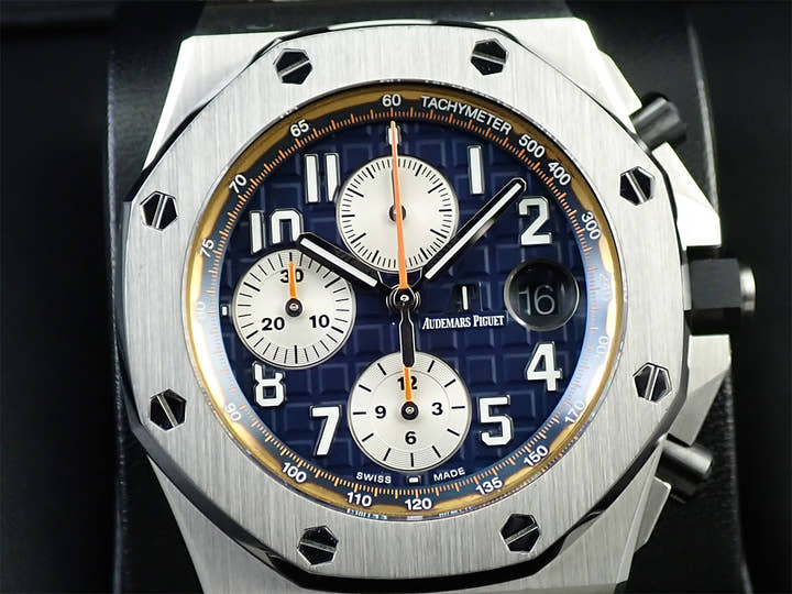 オーデマピゲ ロイヤルオーク オフショア クロノグラフ Ref.26470ST.OO.A027CA.01 ステンレススチール ブルー文字盤