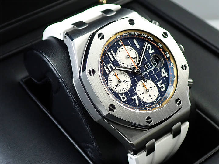 オーデマピゲ ロイヤルオーク オフショア クロノグラフ Ref.26470ST.OO.A027CA.01 ステンレススチール ブルー文字盤